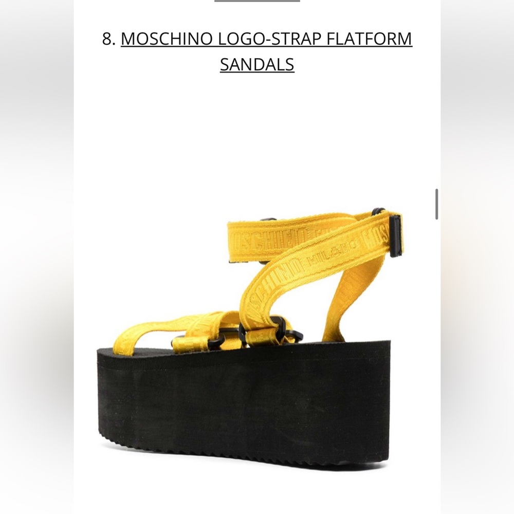 Moschino Platform Sandals